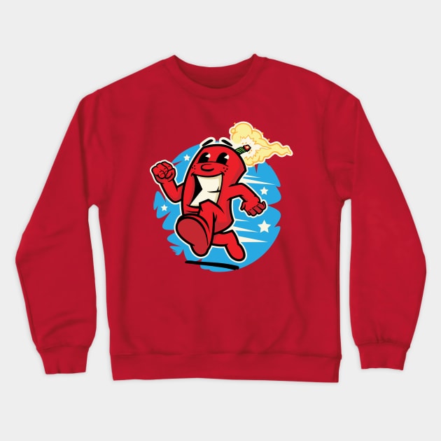 FireCracka Crewneck Sweatshirt by Mattocks Design